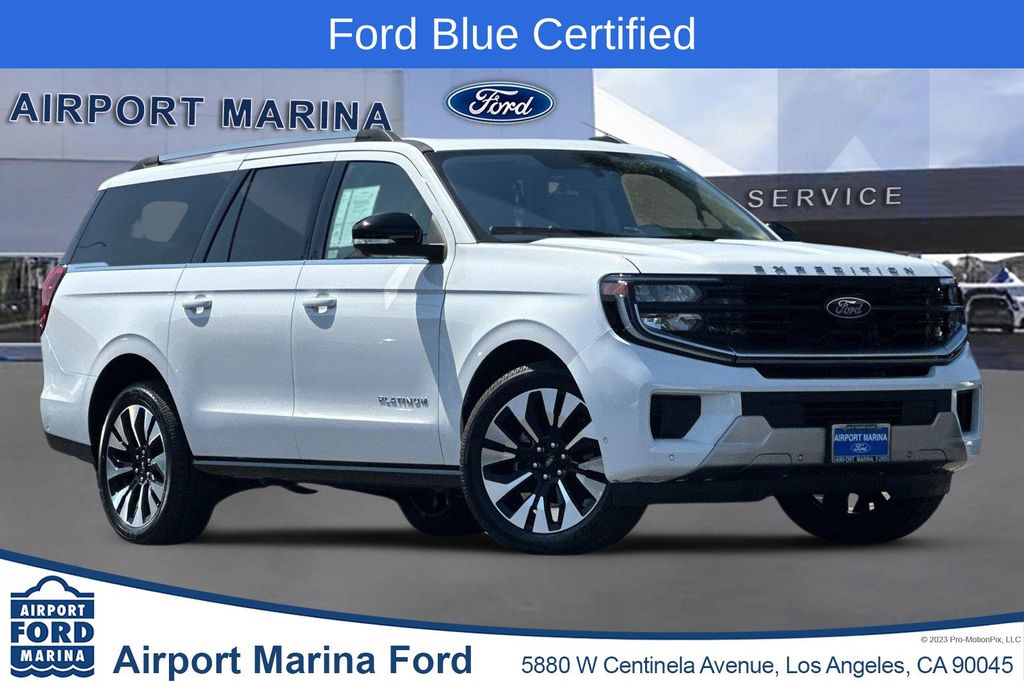 Oxford White 2025 Ford Expedition MAX Platinum 4WD SUV / Crossover Four-Wheel Drive Automatic