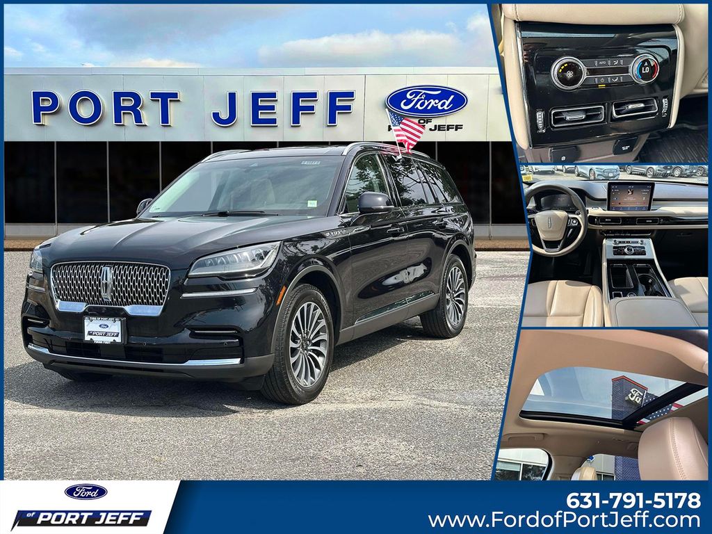 Black Metallic 2023 Lincoln Aviator SUV / Crossover All-Wheel Drive Automatic