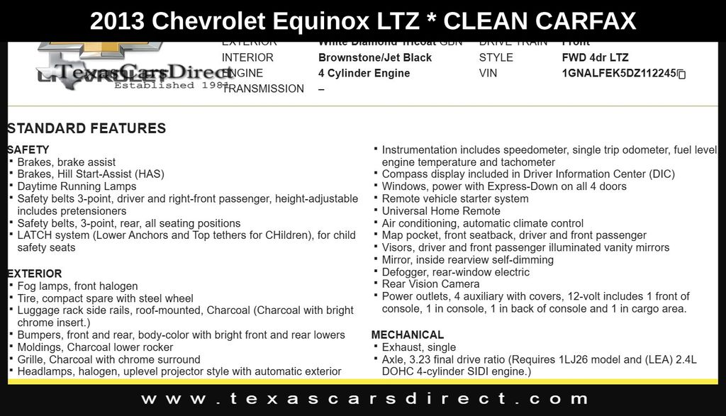 2013 Chevrolet Equinox LTZ 12