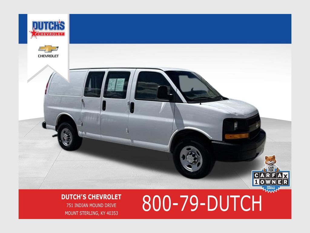 Summit White 2014 Chevrolet Express Cargo Van Rear-Wheel Drive 6-Speed Automatic Overdrive