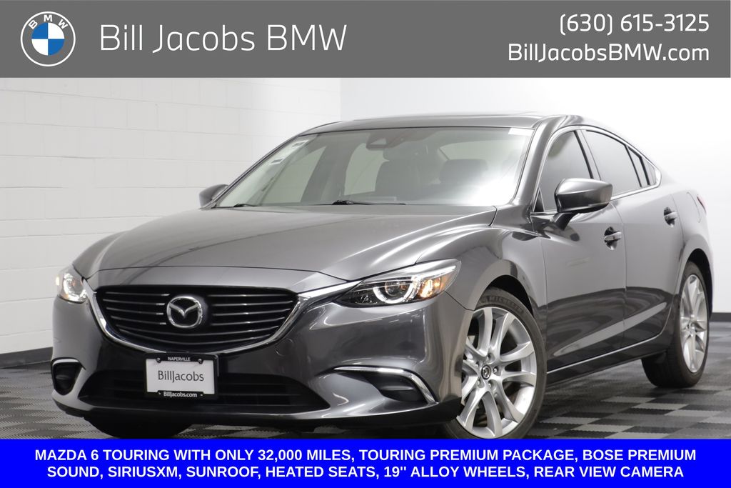 Machine Gray Metallic 2017 Mazda MAZDA6 Sedan Front-Wheel Drive Automatic