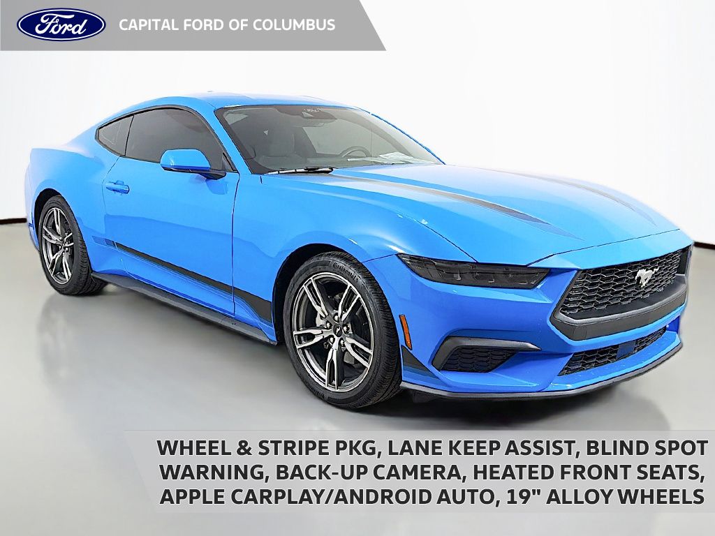 Grabber Blue Metallic 2025 Ford Mustang Coupe Rear-Wheel Drive Automatic