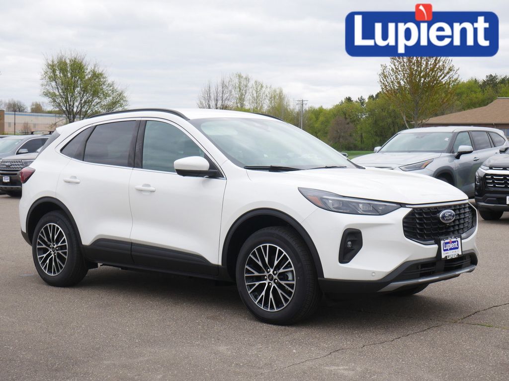 White Metallic 2025 Ford Escape Hybrid Plug-in SUV / Crossover Front-Wheel Drive Continuously Variable Transmission