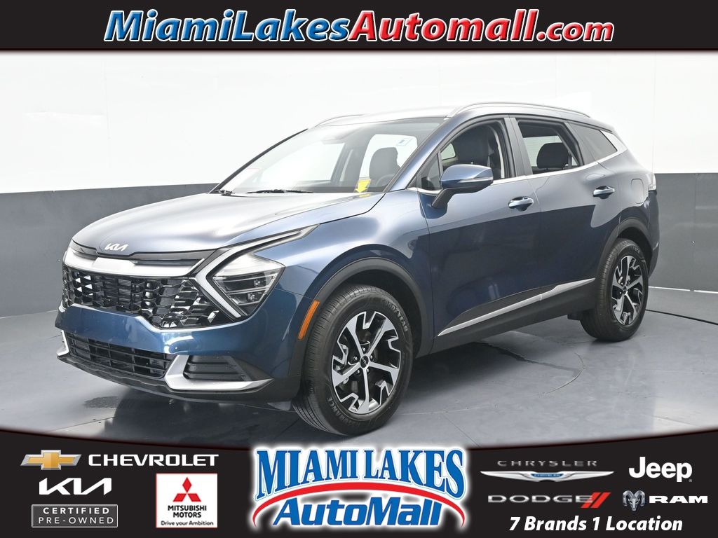 Vesta Blue 2025 Kia Sportage Hybrid EX AWD SUV / Crossover All-Wheel Drive 6-Speed Automatic
