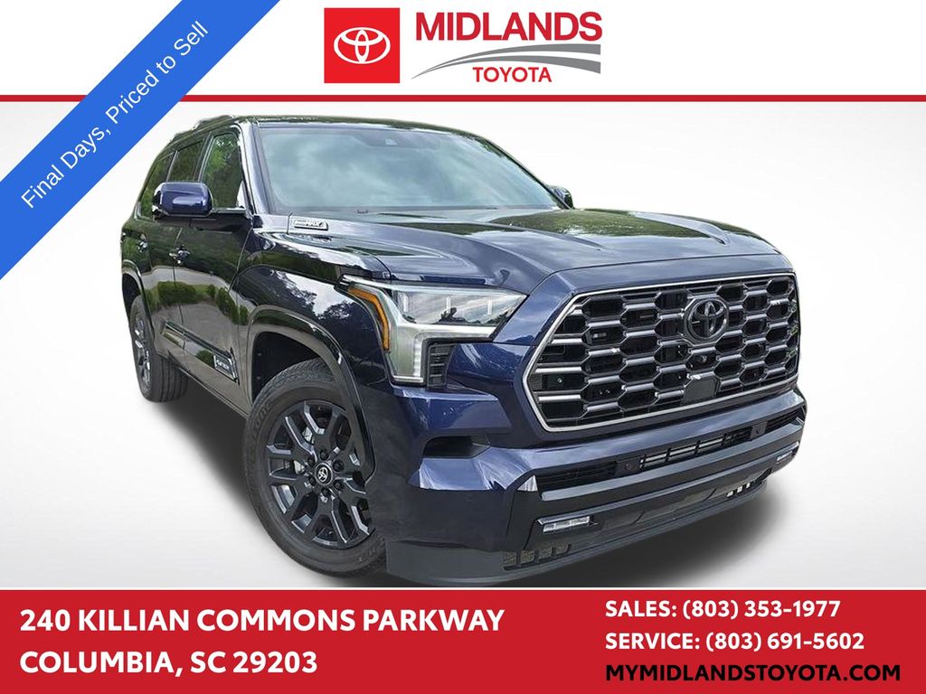Blueprint 2025 Toyota Sequoia SUV / Crossover Four-Wheel Drive Automatic