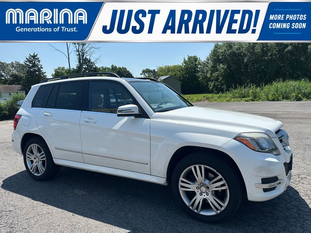 White 2014 Mercedes-Benz GLK SUV / Crossover All-Wheel Drive 7-Speed Automatic