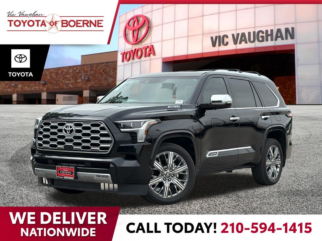 Midnight Black Metallic 2025 Toyota Sequoia Capstone 4WD SUV / Crossover Four-Wheel Drive Automatic