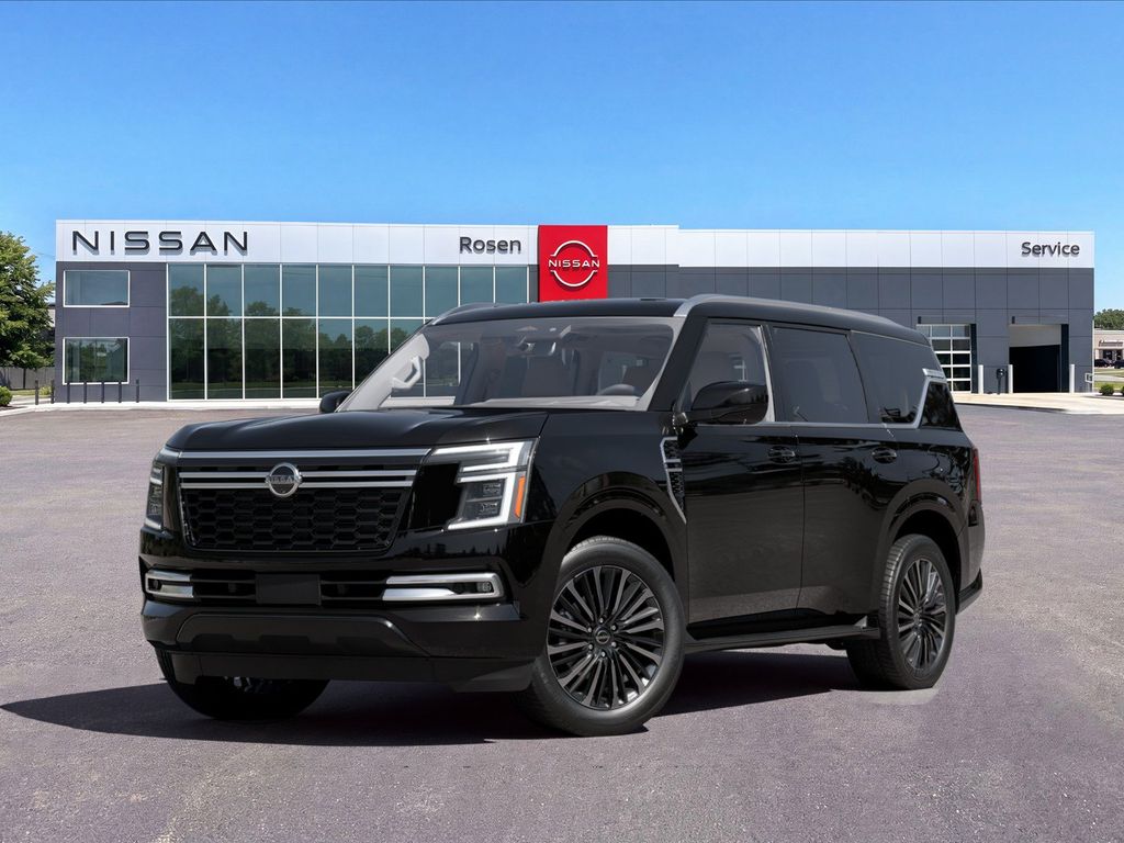 Super Black 2026 Nissan Armada SUV / Crossover Four-Wheel Drive 9-Speed Automatic