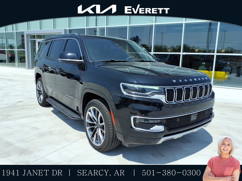Diamond Black Crystal Pearlcoat 2023 Jeep Wagoneer SUV / Crossover Four-Wheel Drive 8-Speed Automatic