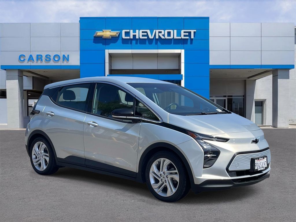 Silver 2023 Chevrolet Bolt EV Hatchback Front-Wheel Drive 1-Speed Automatic