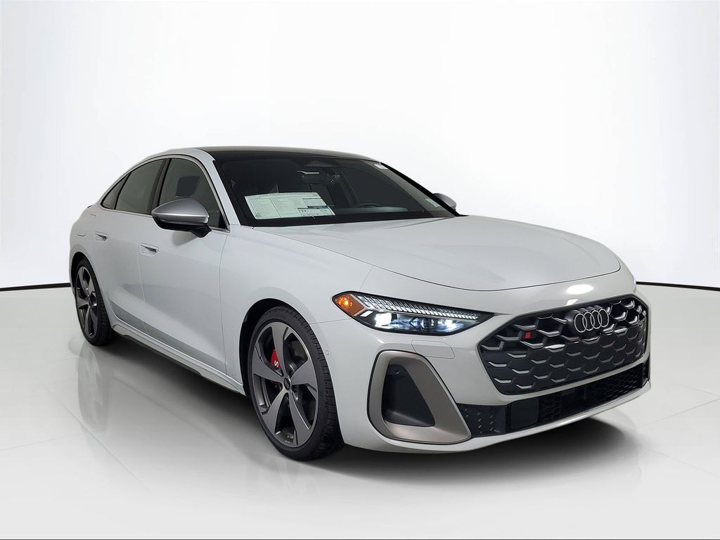 Glacier White Metallic 2026 Audi S5 Sedan All-Wheel Drive 7-Speed Automatic
