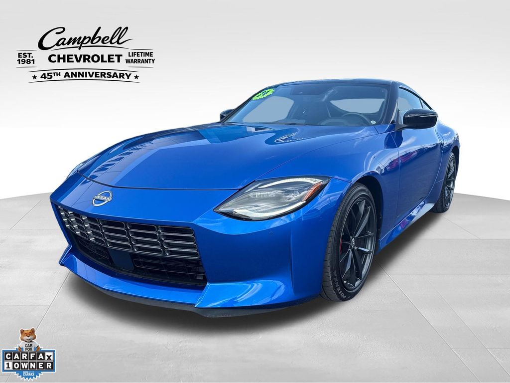 Blue Metallic 2024 Nissan Z Performance RWD Coupe Rear-Wheel Drive 9-Speed Automatic