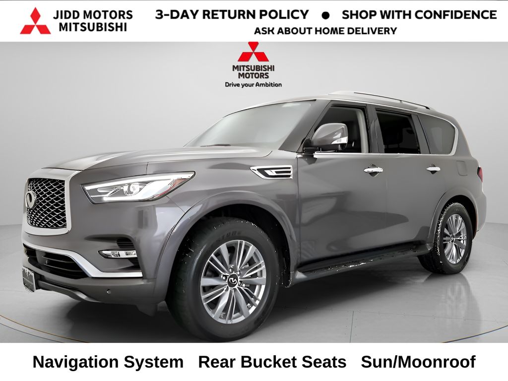 Anthracite Gray 2024 INFINITI QX80 SUV / Crossover All-Wheel Drive 7-Speed Automatic