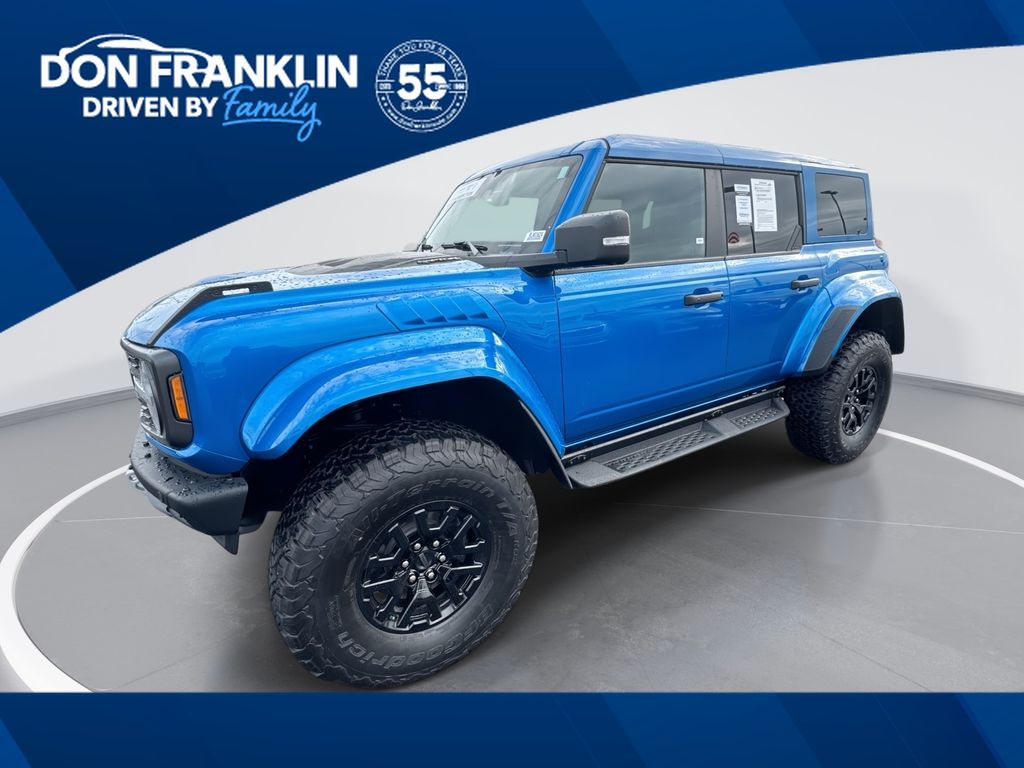 Blue Metallic 2024 Ford Bronco Raptor 4WD SUV / Crossover Four-Wheel Drive Automatic