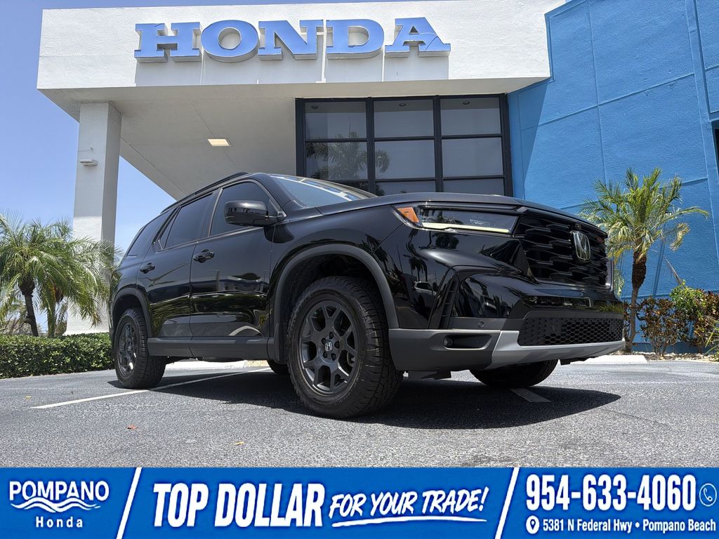 Black 2025 Honda Pilot SUV / Crossover All-Wheel Drive Automatic