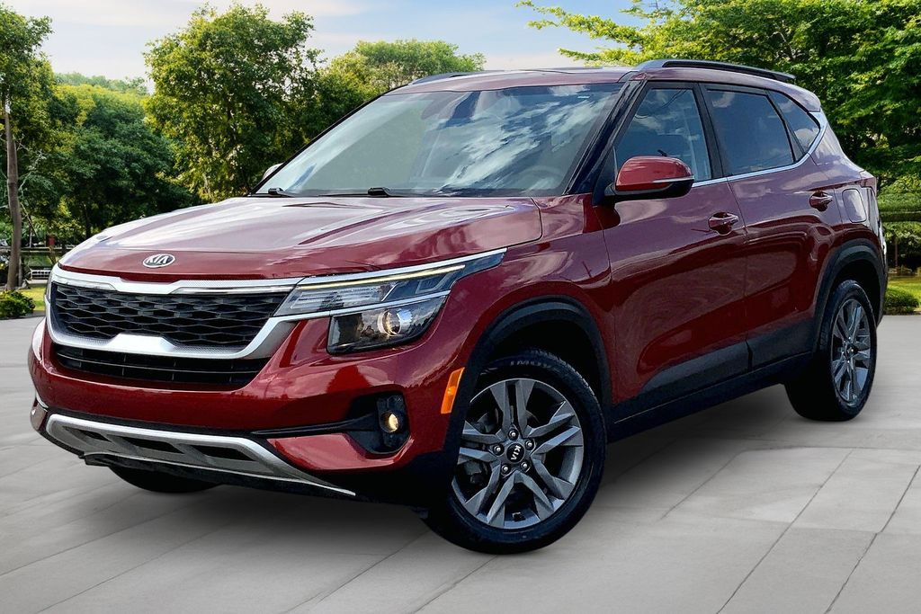 Mars Orange 2021 Kia Seltos S FWD SUV / Crossover Front-Wheel Drive Continuously Variable Transmission