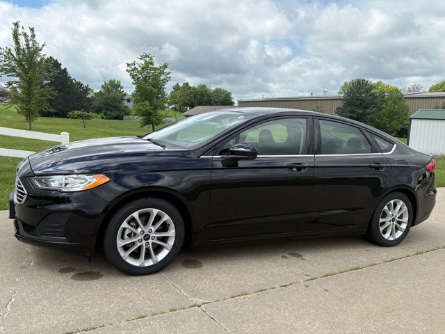 Black Metallic 2020 Ford Fusion Hybrid SE FWD Sedan Front-Wheel Drive Continuously Variable Transmission