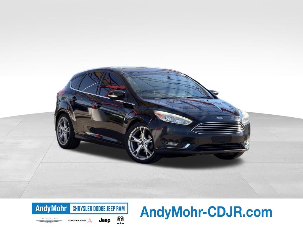 Shadow Black 2016 Ford Focus Titanium Hatchback Hatchback Front-Wheel Drive 6-Speed Automatic