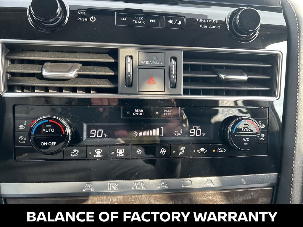 2024 Nissan Armada Platinum Red at Lugoff Nissan
