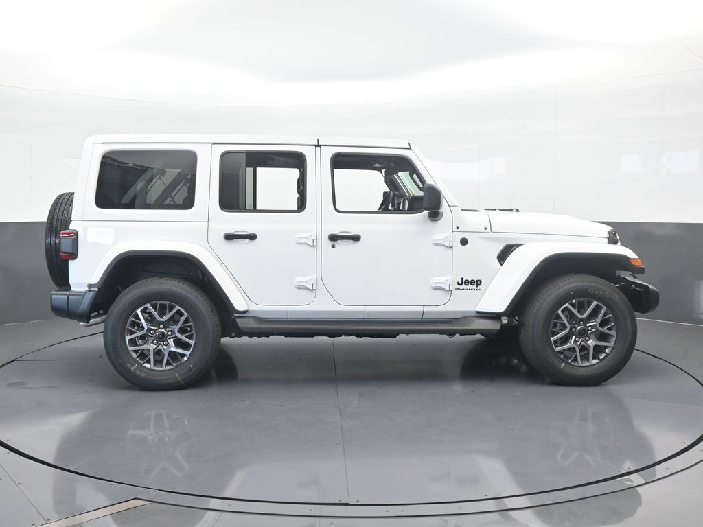 New 2025 Bright White Clearcoat Jeep Sahara image 7