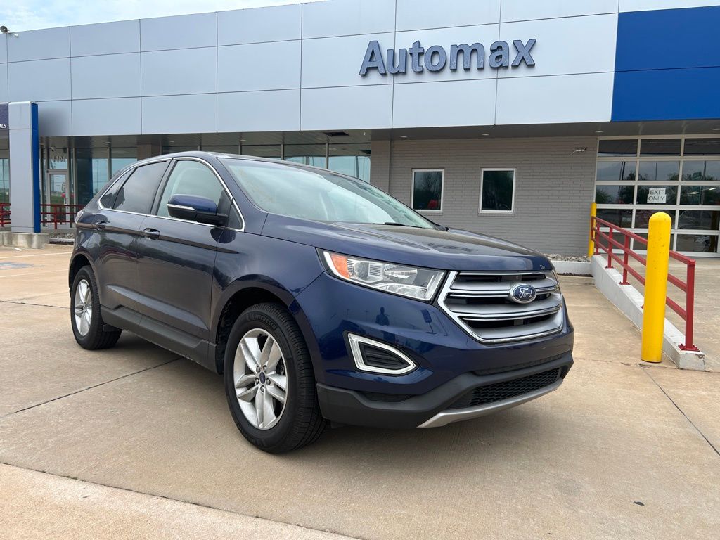 Kona Blue Metallic 2016 Ford Edge SEL AWD SUV / Crossover All-Wheel Drive 6-Speed Automatic