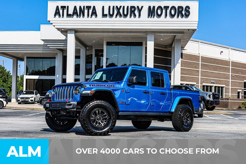 Used 2021 Blue Jeep Rubicon image 2