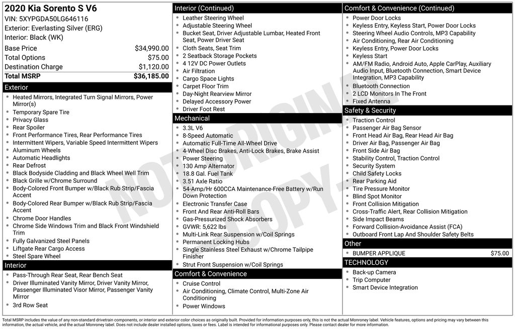 Used 2020 Silver Kia S image 40