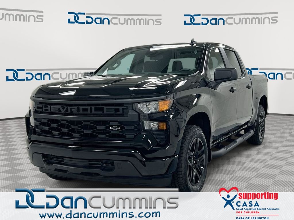 Black 2024 Chevrolet Silverado 1500 Pickup Truck Four-Wheel Drive 8-Speed Automatic