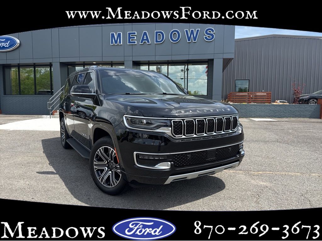 Diamond Black Crystal Pearlcoat 2025 Jeep Wagoneer Series II 4WD SUV / Crossover Four-Wheel Drive 8-Speed Automatic