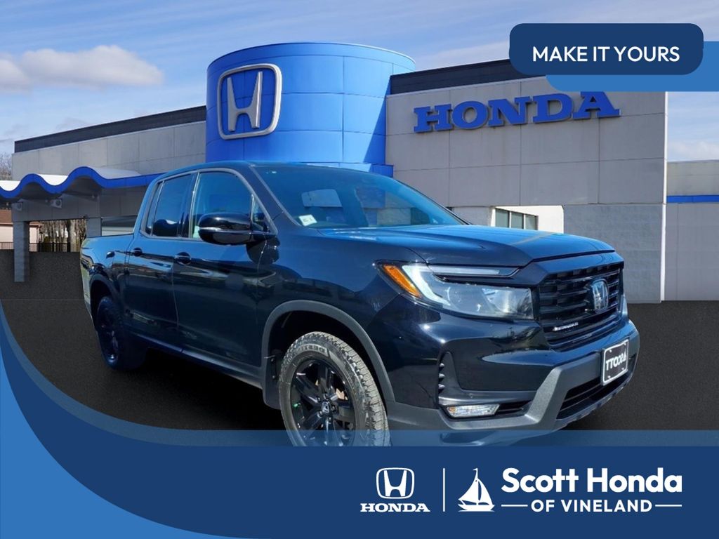 Crystal Black Pearl 2023 Honda Ridgeline Black Edition AWD Pickup Truck All-Wheel Drive 9-Speed Automatic