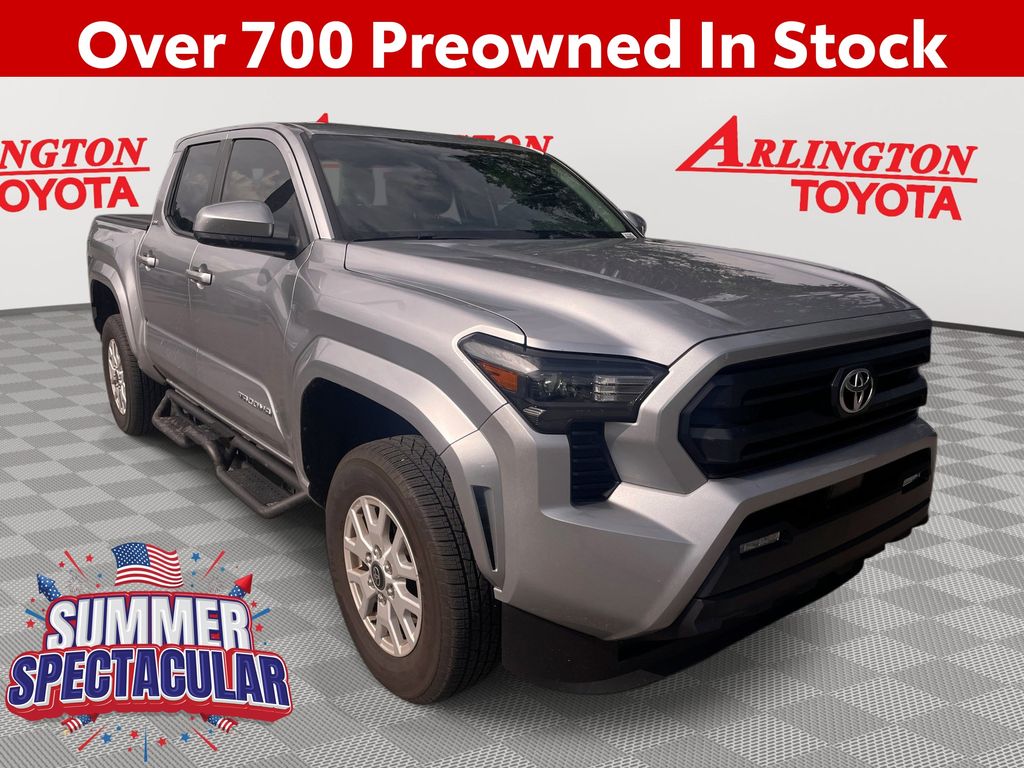 Celestial Silver Metallic 2025 Toyota Tacoma Pickup Truck Four-Wheel Drive 8-Speed Automatic