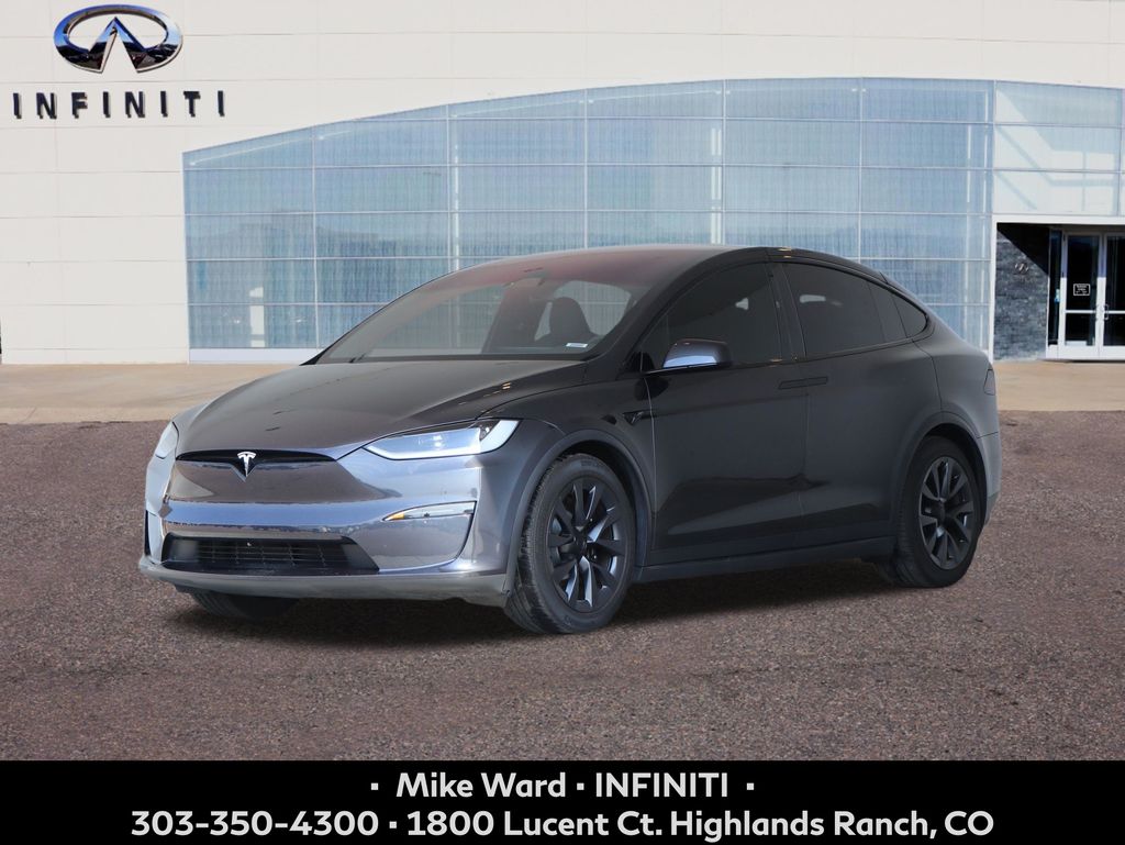 Stealth Gray 2024 Tesla Model X SUV / Crossover All-Wheel Drive 1-Speed Automatic