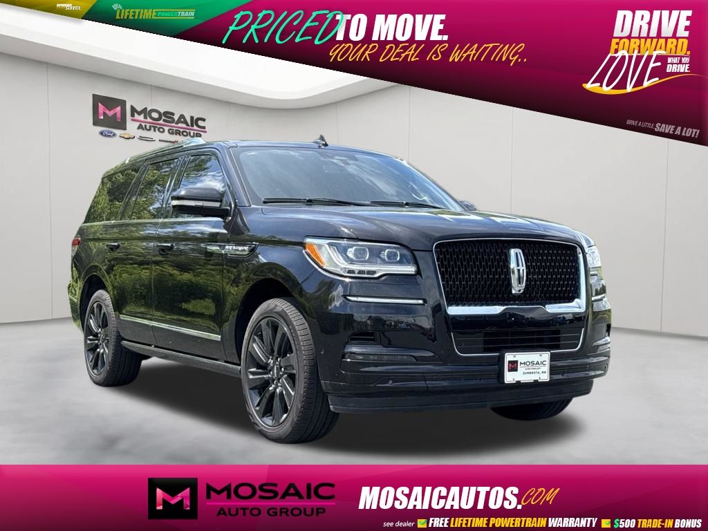 Black 2024 Lincoln Navigator SUV / Crossover Four-Wheel Drive Automatic