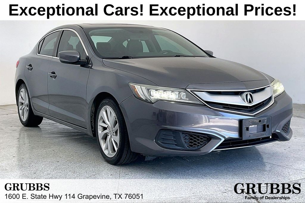 Gray (Modern Steel Metallic) 2017 Acura ILX FWD Sedan Front-Wheel Drive 8-Speed Dual Clutch