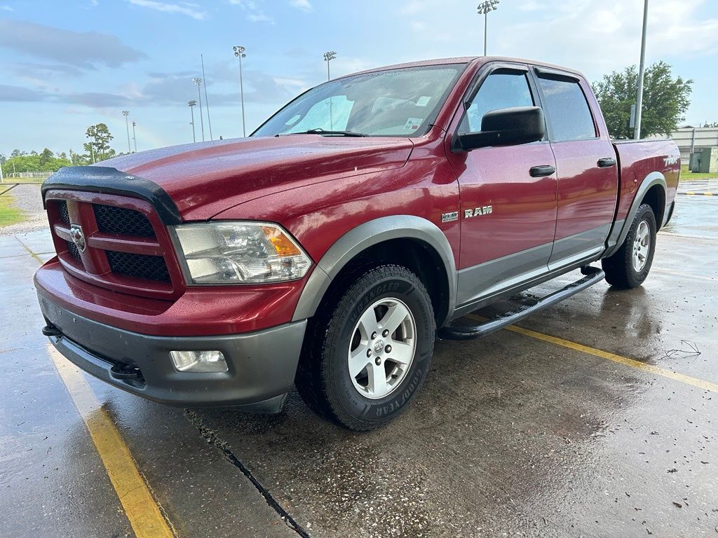 Inferno Red Crystal Pearl 2010 Dodge RAM 1500 Pickup Truck 4X2 5-Speed Automatic