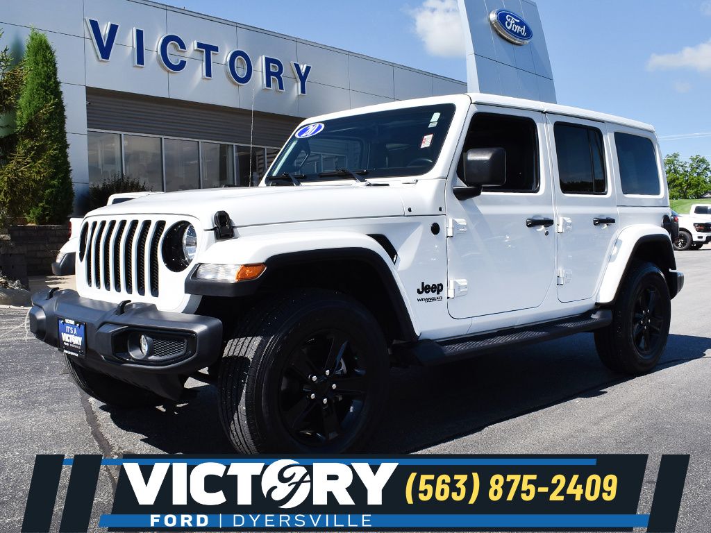 Bright White Clearcoat 2020 Jeep Wrangler SUV / Crossover Four-Wheel Drive 8-Speed Automatic