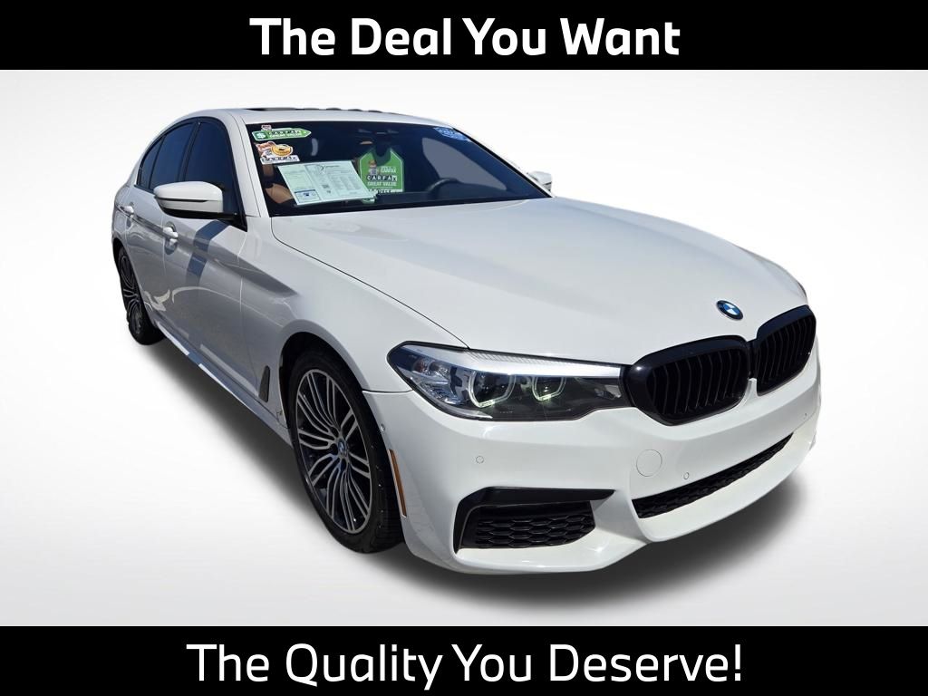 Alpine White 2019 BMW 5 Series 530e iPerformance Sedan RWD Sedan Rear-Wheel Drive 8-Speed Automatic