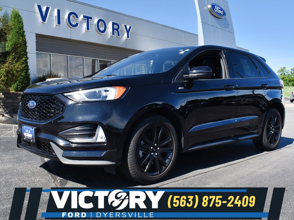 Black Metallic 2023 Ford Edge SUV / Crossover All-Wheel Drive 8-Speed Automatic