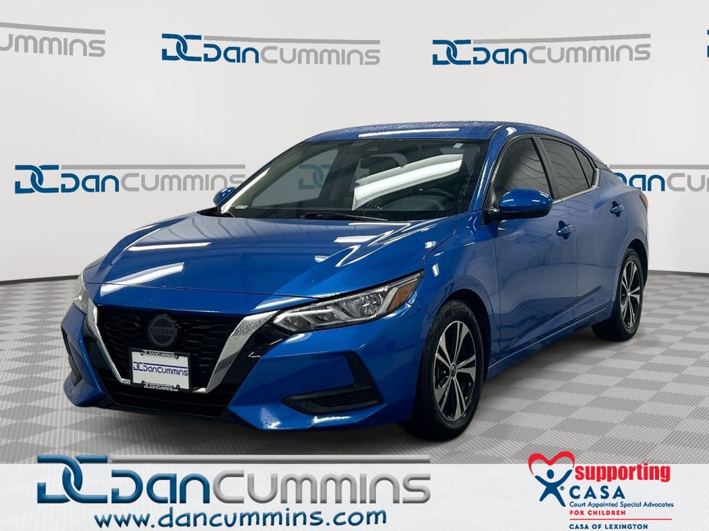 Electric Blue Metallic 2022 Nissan Sentra Sedan Front-Wheel Drive Continuously Variable Transmission