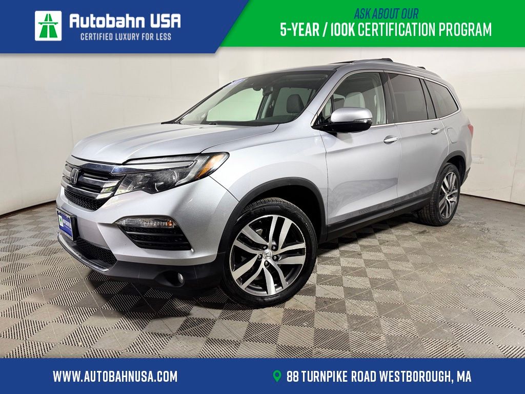 Silver 2017 Honda Pilot SUV / Crossover All-Wheel Drive 9-Speed Automatic