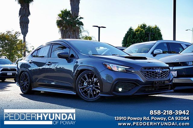 Magnetite Gray Metallic 2022 Subaru WRX Sedan All-Wheel Drive 6-Speed Manual