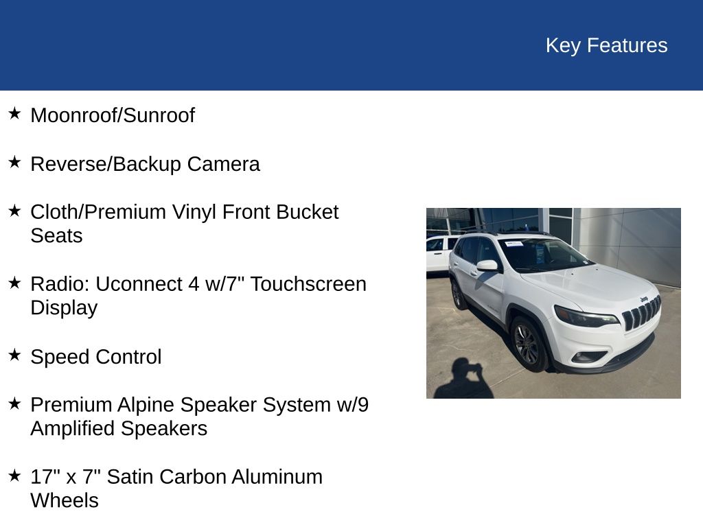 2019 Jeep Cherokee Latitude Plus FWD