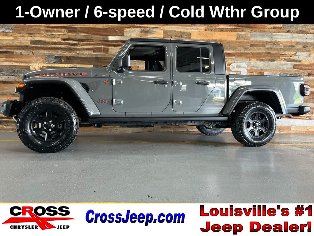 Gray Clearcoat 2022 Jeep Gladiator Pickup Truck Four-Wheel Drive 6-Speed Manual