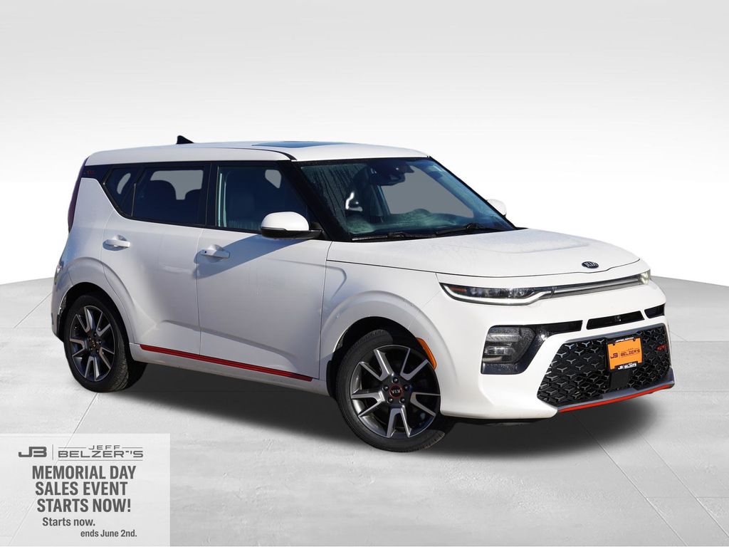 Snow White Pearl 2020 Kia Soul GT-Line FWD SUV / Crossover Front-Wheel Drive 7-Speed Automatic