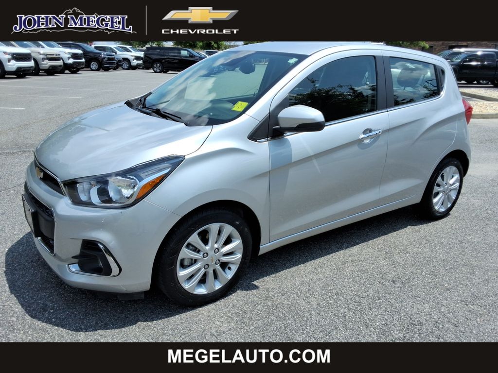 Silver Ice Metallic 2017 Chevrolet Spark Hatchback Front-Wheel Drive Continuously Variable Transmission