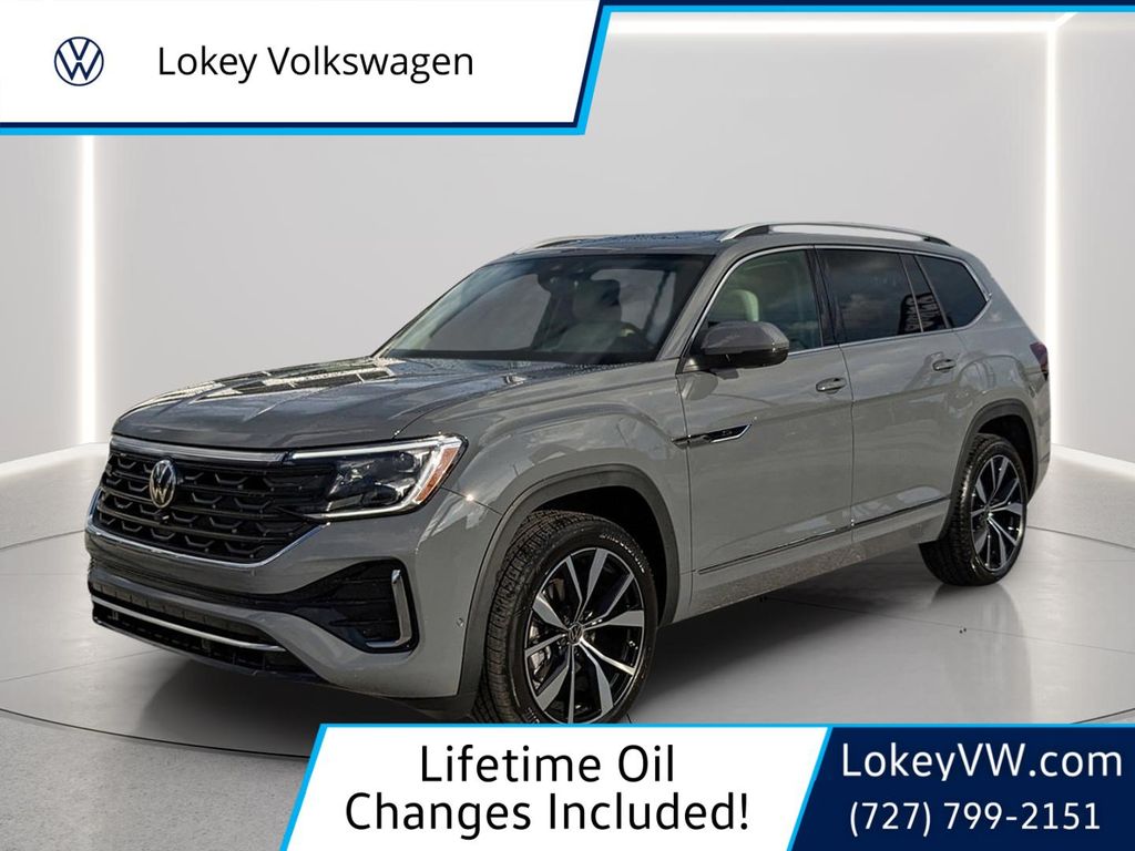 Pure Gray 2026 Volkswagen Atlas SUV / Crossover All-Wheel Drive 8-Speed Automatic
