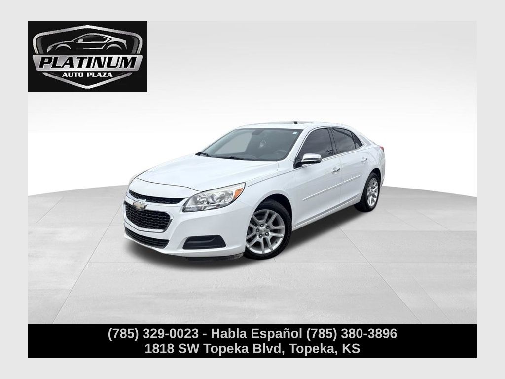 Summit White 2015 Chevrolet Malibu 1LT FWD Sedan Front-Wheel Drive 6-Speed Automatic Overdrive