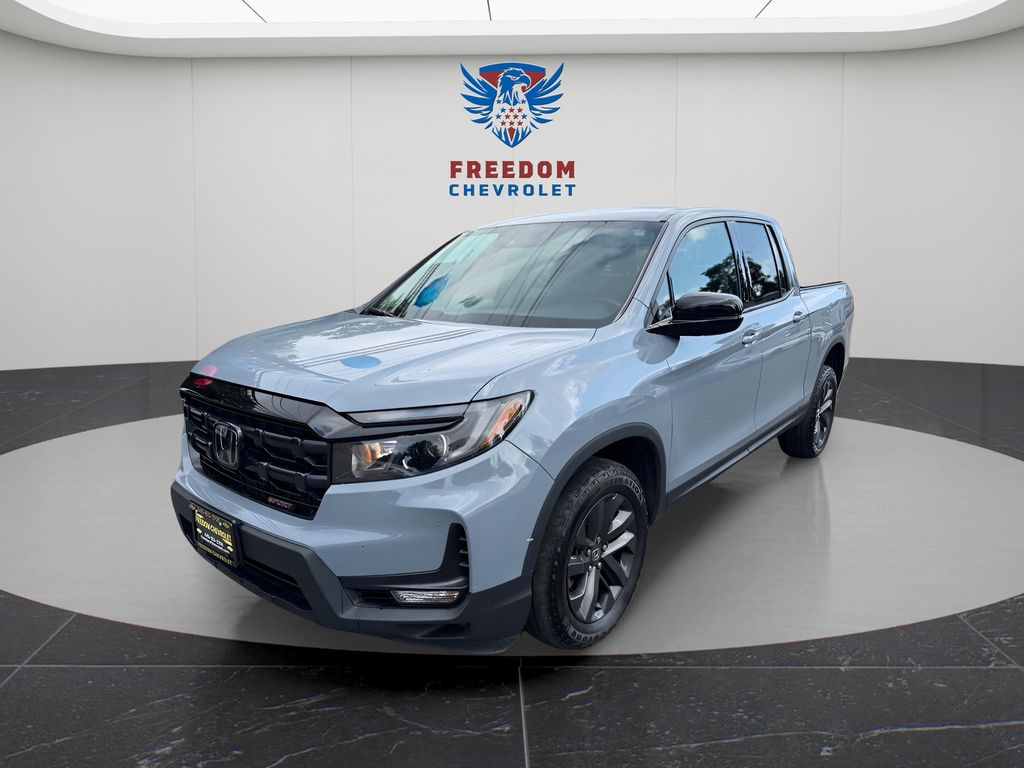 Gray 2024 Honda Ridgeline Pickup Truck All-Wheel Drive 9-Speed Automatic