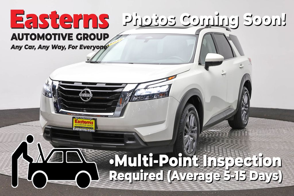 Pearl White Tricoat 2023 Nissan Pathfinder SUV / Crossover All-Wheel Drive 9-Speed Automatic