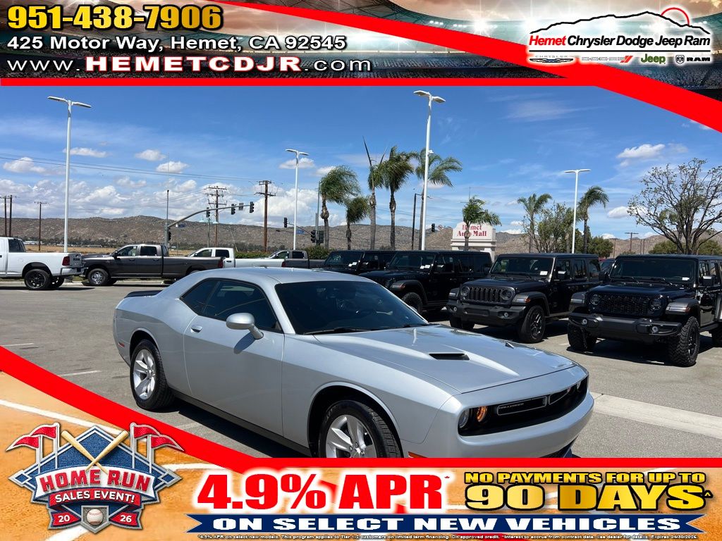 Triple Nickel Clearcoat 2023 Dodge Challenger SXT RWD Coupe Rear-Wheel Drive 8-Speed Automatic